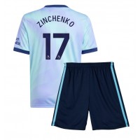 Camiseta Arsenal Oleksandr Zinchenko #17 Tercera Equipación Replica 2024-25 para niños mangas cortas (+ Pantalones cortos)